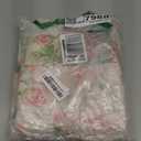 VitalCozy Cloth Napkins-15 x 15 Inch Soft Fabric Napkins Bulk Cloth Washable Reusable Plants Floral Square Napkin Cotton Dinner Towel for Spring Tea Party(Pink Flower,24 Pcs)