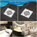 Disposable Drain Covers for Shower, 50 Pack - Shower Drain Hair Catcher, Bathroom Sink Drain Strainer,Disposable Drain Covers for Bathroom, Bathtub, Kitchen, and Sink(Square)