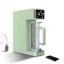 UIJA Portable Reverse Osmosis Countertop Water Filter,5-Stage RO Water Filtration System,Compact Water Purifier for Home, RV, Camping,with Reverse Charging, Ripple Green