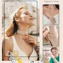 2 x Clysoru Necklace Clasps and Closures 14k Gold and Silver Beads Chain Extender Necklaces Bracelet Safety Locking Jewelry Clasp Converter (10pcs Golden)