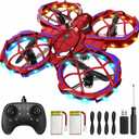 Spider Mini Drone for Kids, RC drone with LED Lights, Indoor & Outdoor Flying Toy for 8-12 Years Old Boys, 3 Speeds Mode, 360 Flips, Auto Hovering, Headless Mode, Easter Birthday Gifts for kids