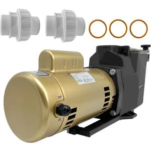 W3SP2610X15 1.5HP Super Pool Pump Compatible with Hayward SP2610X15 Single Speed Pump, for All In-Ground Pool and Spa 115/230V