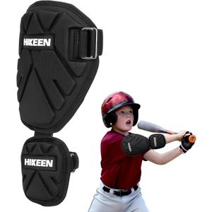Hikeen Baseball Elbow Guard, Batter Elbow Pads Forearm Guard for for Softball & Baseball Batting Protecting Biceps Forearm Elbow, Elbow Shield for Adults