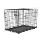 PRIVATE BRAND UNBRANDED Large Black Collapsable Pet Crate 125x9x76cm
