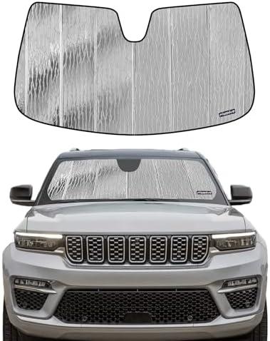 Pigenius Windshield Sunshade for Jeep Grand Cherokee 2022-2025, Grand Cherokee L 2021-2025 Front Window Shade - AstraGuard