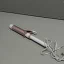 Conair Double Ceramic 1 -Inch Curling Iron, 1 -Inch Barrel Creates Soft Waves & Curls, Hair Curler for Use on Medium & Long Hair, White/Rose Gold