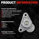 AUCERAMIC 39516 Belt Tensioner Assembly with Pulley Compatible with Chevrolet Blazer,Camaro,Colorado & GMC Acadia,Canyon & Buick Lacrosse,Regal & Cadillac ATS,CT5,CT6,CTS,XT5,XT6 3.0L 3.6L V6 DOHC
