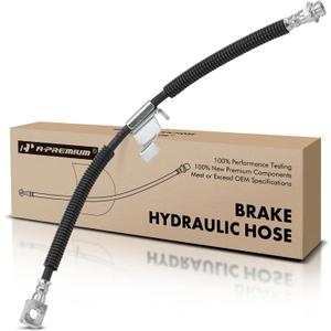 A-Premium Front Driver Brake Hydraulic Hose Compatible with Cadillac Models - DTS 2006 2007 2008 2009 2010 2011 4.6L, GM Brake Code J55 - Replace# 15230036 A-Premium Front Driver Brake Hydraulic Hose Compatible with Cadillac Models - DTS 2006 2007 2008 2009 2010 2011 4.6L, GM Brake Code J55 - Replace# 15230036
