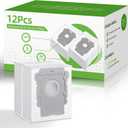 Rowhalf 12 Pack Vacuum Bags, Effective Dust Filtration, Compatible with iRobot Roomba i& s & j Series, for i3+, i4+, i5+, i6+,J6+, i7, i7+(7550) j7, j7+, i8+, J8+, J9+, s9+ Automatic Dirt Disposal Bags