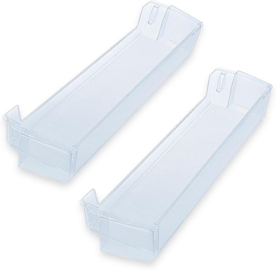 Premium DA63-08646A Refrigerator Door Shelf Bin for Samsung Refrigerator RT21M6213SR RT21M6215SR RT21M6215WW RT21M6213SG RT21M6213WW, Replaces AP6241329 PS12082571 EAP12082571（2 Pack）
