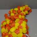 Amazon.com: DIYANA IMPEX Marigold Garland for Decoration 5 Pcs of 5 feet Long Strands Artificial Marigold Flowers with Bell, Indian Dcor for Pooja/Diwali Decorations/Christmas (Orange + Yellow) : Home & Kitchen