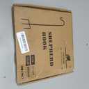 EXCMARK Shepherd Hook 32 inch 1/2 inch Thick Use at Weddings, Hanging Solar Lights, Lanterns, Bird Feeders, Metal Hanger Hook (Bronze,32inch) U.S. Patent.