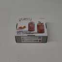 2 Piece Gray Snowflake Soda Can Glass Set