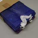 24 Pcs Galaxy Party Favor Gift Bags Starry Sky Goodie Space Star Reusable Bags Non Woven Starry Night Candy Treat Totes Graduation Gift Bag Birthday Party Decorations, 8 x 4 x 10 Inch