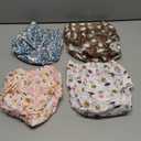 Joyo roy Plastic Pants Plastic Underwear Covers for Potty Training Rubber Pants for Toddlers Plastic Underwear Cover Swim Diaper Covers for Toddlers Clothing Covers Plastic Diaper Covers for Girls 5T (5T (Pack of 4))