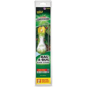Spectracide Bag-A-Bug Kwik Stand, Japanese Beetle Trap Hanger Use Outdoors with Bag-A-Bug Japanese Beetle Trap, Long-Lasting Galvanized Steel, Moveable & Easy To Assemble