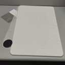 Stone Bath Mat Diatomaceous Earth Shower Mat Non-Slip Super Absorbent Diatomite Stone Mats for Bathroom Floor/Ktichen Cuonter Quick-Drying Easy to Clean (24''*16''White)