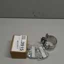 Exhaust Clamp, 2.5 inch Exhaust Clamps, Muffler Clamp 304 Stainless Steel, Exhaust Band Clamps for 2.5" OD to 2.5" ID Pipes(2pcs).