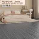 Peel and Stick Floor Tile, 36 Pcs 54 Sq.Ft Waterproof Wood Grain Luxury Vinyl Plank Flooring, Easy DIY Self Adhesive Vinyl Floor for Kitchen, Living Room, Bedroom, RV, Deep Grey