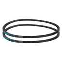 Uxcell 2pcs 3VX320 Rubber V-Belt, Raw Edge Cogged Industrial V Belt 32" Length x 0.38" Width x 0.32" Thickness