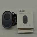 HONKID Undetectable Mouse Jiggler - Auto Mover with On/Off Switch & USB Port, No Software Needed, Prevent Sleep/Lock for Home Office & PC/Mac/Desktop (Blue Black), Perfect for Gifts/Remote Work