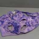 Lukovee Recovery Suit for Dogs, Zipper On Recovery Suit for Female Male Dog, Onesie Abdominal Wounds Cone E-Collar Alternative Prevent Licking Spay Recovery Suit (Medium, Purple Tie-dye)