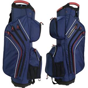 Lightweight Golf Cart Bag with 14-Way Full-Length Dividers, Rain Hood & Insulated Cooler Pocket (blue) 1 Pac