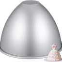 Amosfun Princess Doll Skirt Cake Pan Mold - 8 Inch Non-Stick Baking Molds for Princess Dress Cakes Suitable for Girls Birthdays Celebrations (20.3X15X5CM)