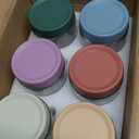 Artcochan Overnight Oats Containers with Lids 16 oz Glass Jars 6 Pack Glass Mason Jars with Airtight Lids, Perfect for Oats, Yogurt, Chia Pudding, Snack