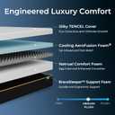 10 Inch Full Mattress for Kids, Cooling Full Memory Foam Mattress in a Box for Pressure Relief, Cooling Tencel Cover, Foam Made in USA, CertiPUR-US Certified, Medium Plush