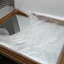 24"x 32" Wood Mirror, Rectangle Wood Wall Mirror, Deep Frame Vanity Mirror for Wall, Rounded Corner Farmhouse Rustic Decorative Mirror for Bathroom Bedroom Livingroom Entryway Walnut Color