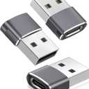 Basesailor USB to USB C Adapter,USBC Female to USB A Male Adapter,Type C Converter Charger for iPhone 17 17e Pro Max,16 15,Apple Watch iWatch S11 S10 SE,AirPods 3,iPad mini Air,Samsung Galaxy S25 S26