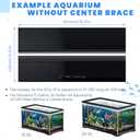 Sieral Aquarium Lids Canopy Set, 30 x 12 Inch, Black, 1 Pcs