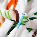 DELEY Girl's Robe Baby Boys Hoodie Robes Toddler Bathrobes for Kids Pajamas Sleepwear (7-8 Years, Zoo)