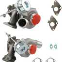 labwork Left and Right Side Turbo Turbochargers FL3Z6K682A Replacement for Ford F150 2.7L V6 Engines 2015-2017