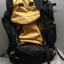 Teton 85L Explorer Internal Frame Backpack for Hiking, Camping, Backpacking, Rain Cover Included, Buck Brown