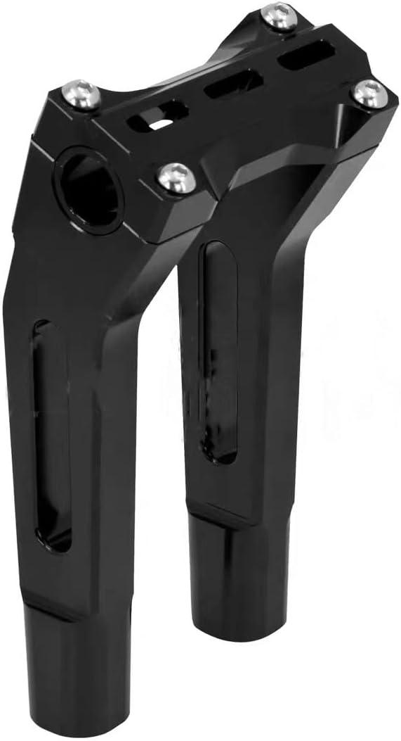 10" Height 1 inch & 1.25 inch Size Adjustable Handlebar Riser Clamp Pullback Fit For Harley Dyna Fat Bob Street Bob Low Rider Touring Electra Glide Fat boy