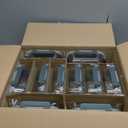 M MCIRCO 10-Pack,22 Oz Glass Meal Prep Containers,Glass Food Storage Containers with lids,Lunch Containers,Microwave, Oven, Freezer and Dishwasher (Gray)