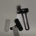 Swing Bar Door Lock Latch - Door Security Sliding Bars for Home Hotel Child Proof Safety Locks Reinforcement Door Stopper Door Guard for Indoor and Front Gate Thicken Solid Aluminium 1Pack