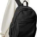 School Backpack for girls Teens Black Bookbag Casual Lightweight Travel High school Laptop Backpacks Personal item Travel Bag Rucksack Daypack Work Business College Essentials Water Resistant Bags