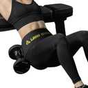 Hip Thrust Belt,Booty Belt for Hip Thrust,Hip Belt Pad for Glute Bridge Butt Workout with Dumbbells Kettlebells for Lunges Reverse Squat (Black (1/PCS))