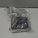 AOWIS Car Waste Can Storage Pockets – 100% Leak-Proof Organizer, Car Seat Back and Door Hanging Storage, Two Levels Above and Below (Black)