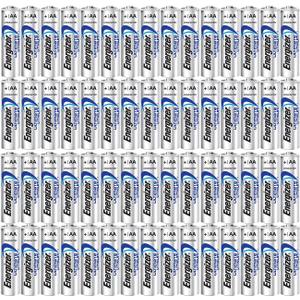 Energizer 60AA Ultimate Lithium Long Lasting Leakproof Batteries, 60 Count (Pack of 1), AA