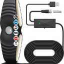 2025 TV Antenna for Smart TV Indoor for Local Channels HD Digital Antenna Outdoor Long Range Reception with Amplifier Signal Booster Supports 4K 1080p HD (Compact)