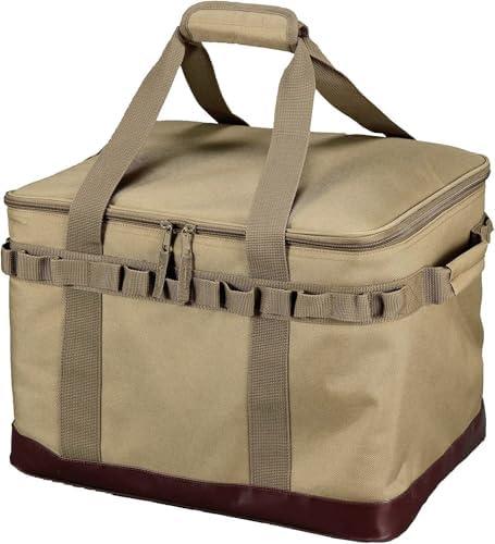 TIYASTUN Camping Storage Box Organizer Bag 38L Camping Tote Bag Camp Kitchen Organizer Camp Box Camping Gear Storage Tactical Storage Box Gear Tote Tactical Tote Bag Camp Bag