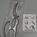 Poultry Shears  Heavy Duty Kitchen Shears & Multipurpose Kitchen Scissors for Meat, Chicken, Fish & Vegetables, High Carbon Stainless Steel, Safety Lock, Dishwasher Safe