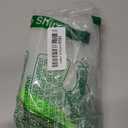 Waterproof Rain Shoe Covers, Silicone Overshoes with Zipper Non-slip Galoshes for Men and Women (L(Women 7.5-10.5,Men 6.5-9), Transparent)