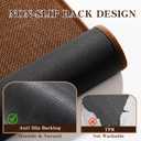 chakme Bathroom Rugs Mat 36x24, Ultra Thin Non Slip Bath Mat Large Quick Dry Absorbent Bath Mat for Bathroom Floor, (Rust, 36"x24")