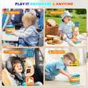 Montessori Busy Board for 1 Year Old, Airplane Toys for Babies 6-12 Months, Sensory Fine Motor Skills Activity Cube, Baby Travel Car Seat Toys for Toddler 1-3