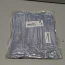 decorUhome Cozy Faux Fur Throw Pillow Covers 12x20 Set of 2 Decorative Soft Plush Striped Lumbar Modern Farmhouse Boho Couch Pillow Cases with Velvet Back for Sofa Bed Living Room, Grey Blue